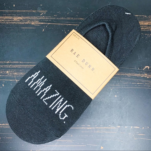 Rae Dunn Accessories - Rae Dunn No-Show Socks